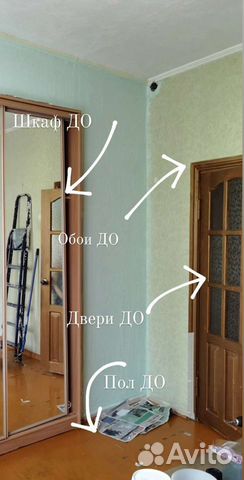 Перекраска дверей, мебели, стен