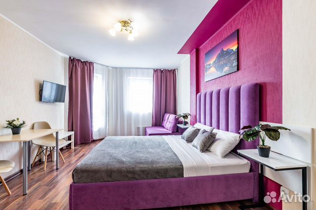 

Квартира-студия, 27 м², 2 кровати