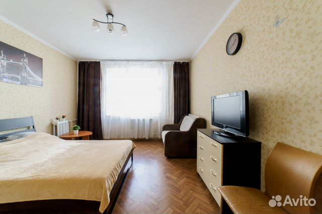 

1-к. квартира, 41 м², 2 кровати