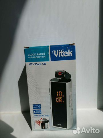 Радио-часы с проекцией времени Vitek VT-3526