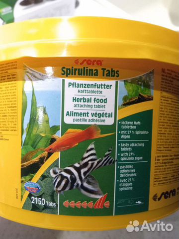 Корм для рыб Sera Spirulina Tabs