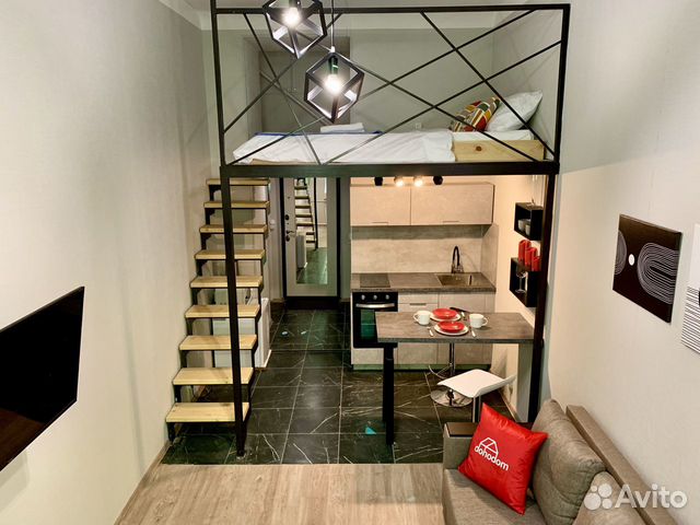 

Квартира-студия, 25 м², 2 кровати