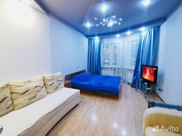 

1-к. квартира, 42 м², 2 кровати