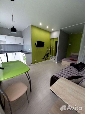

Квартира-студия, 30 м², 2 кровати