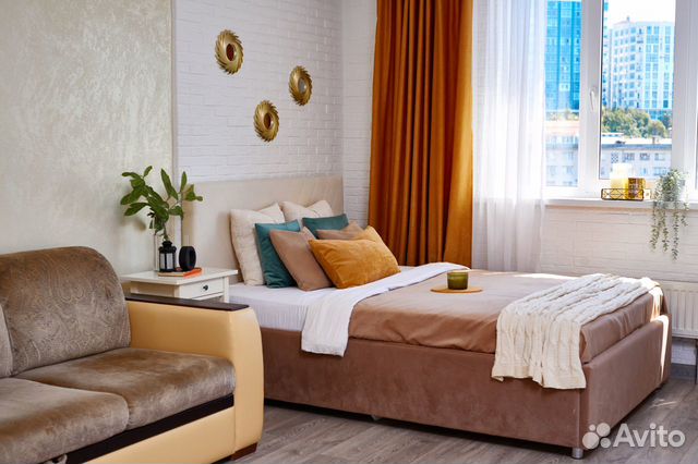 

Квартира-студия, 36 м², 2 кровати