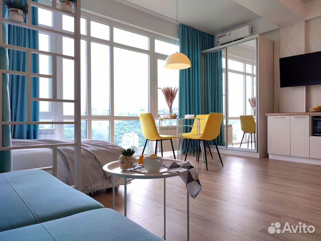 

Квартира-студия, 40 м², 2 кровати