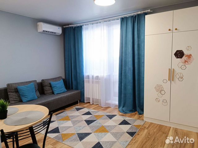 

Квартира-студия, 30 м², 2 кровати