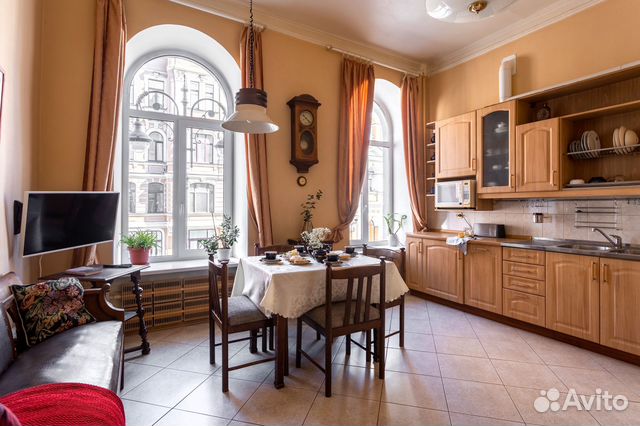 

1-к. квартира, 55 м², 2 кровати