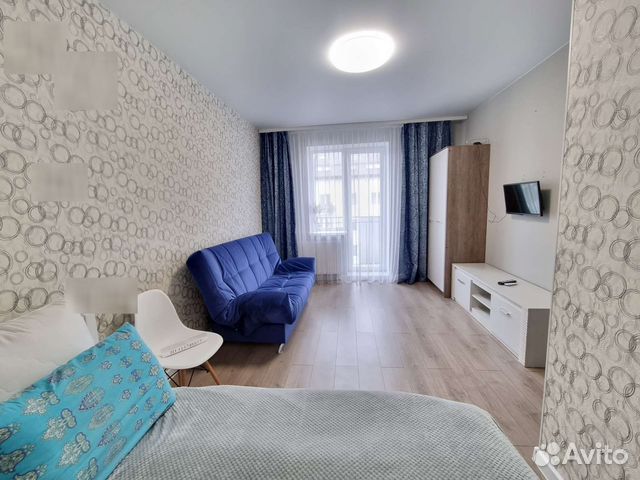 

1-к. квартира, 30 м², 2 кровати