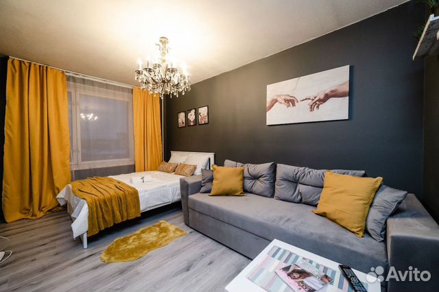 

1-к. квартира, 30 м², 2 кровати