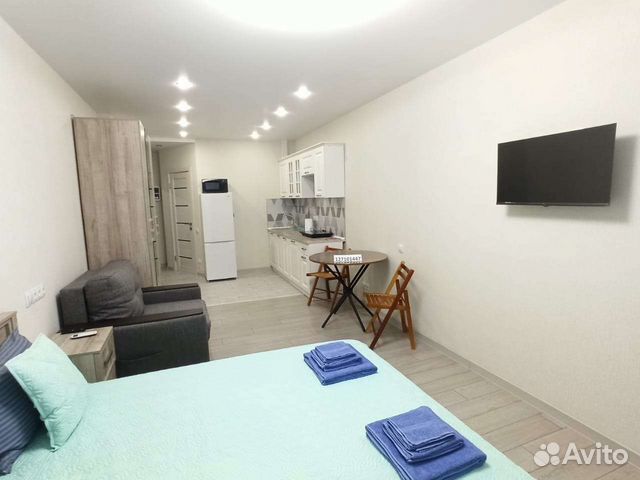 

Квартира-студия, 32 м², 1 кровать