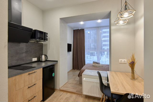 

Квартира-студия, 17 м², 1 кровать