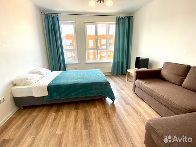 

1-к. квартира, 42 м², 2 кровати