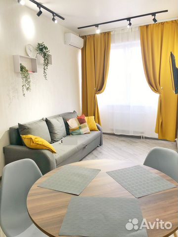 

1-к. квартира, 44 м², 3 кровати