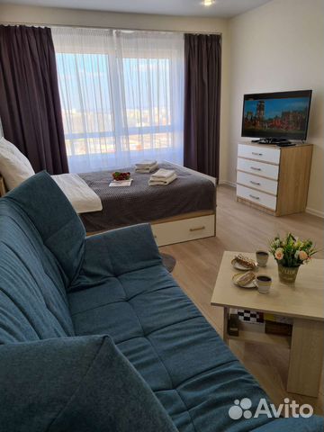 

Квартира-студия, 35 м², 2 кровати