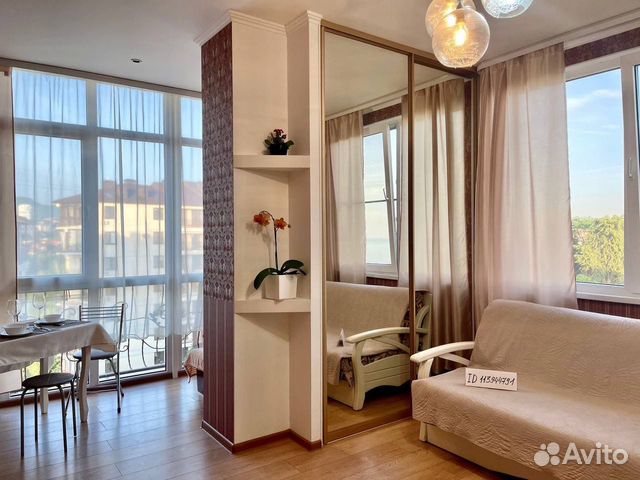 

Квартира-студия, 32 м², 2 кровати