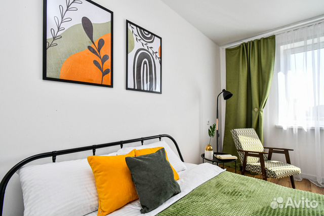 

2-к. квартира, 56 м², 2 кровати
