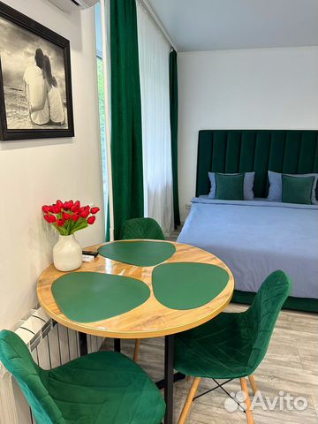 

Квартира-студия, 40 м², 2 кровати