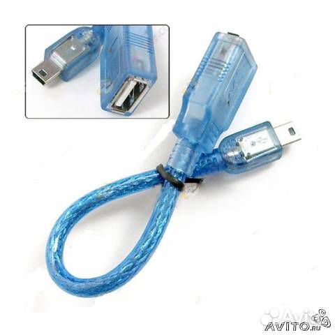 USB OTG host кабель microUSB и miniUSB