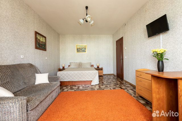 

1-к. квартира, 41 м², 2 кровати