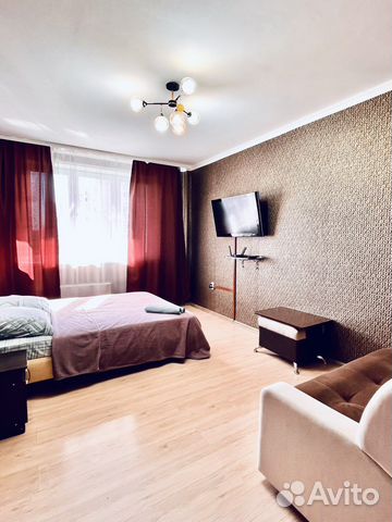 

1-к. квартира, 43 м², 2 кровати
