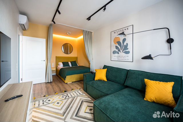 

1-к. квартира, 40 м², 2 кровати