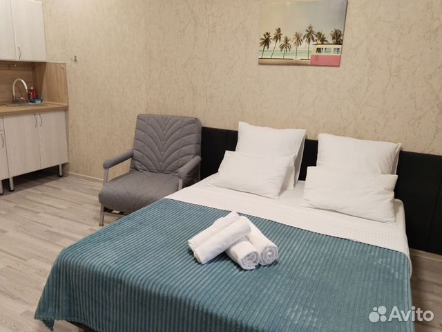 

Квартира-студия, 24 м², 2 кровати