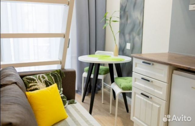 

Квартира-студия, 16,5 м², 2 кровати