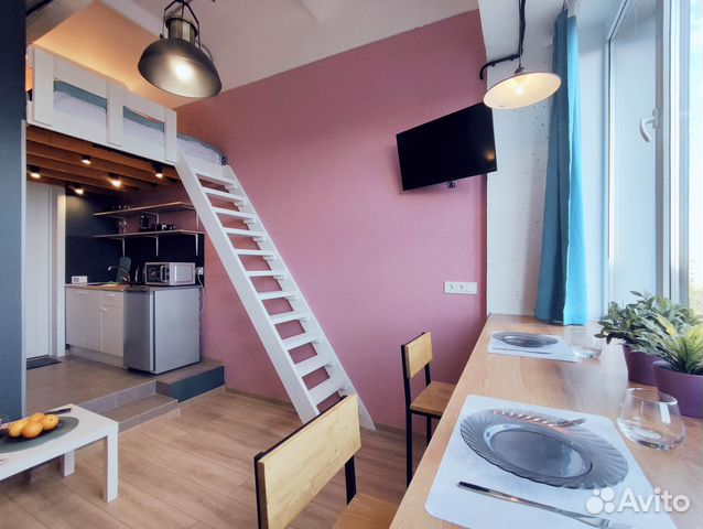 

Квартира-студия, 18 м², 2 кровати