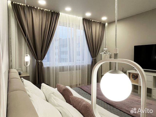 

1-к. квартира, 42 м², 2 кровати