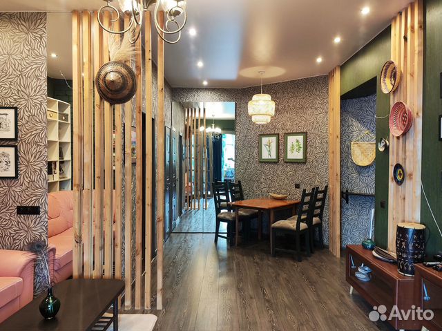 

1-к. квартира, 55 м², 2 кровати