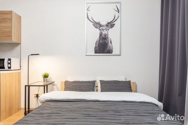 

Квартира-студия, 27 м², 1 кровать
