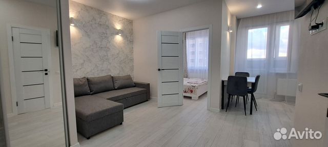 

1-к. квартира, 43 м², 2 кровати