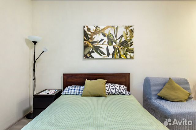 

Квартира-студия, 28 м², 2 кровати
