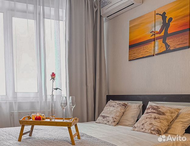 

1-к. квартира, 40 м², 2 кровати