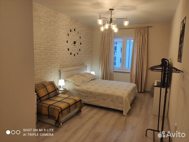 

1-к. квартира, 37 м², 2 кровати