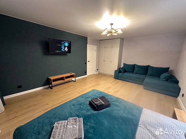 

1-к. квартира, 45 м², 2 кровати