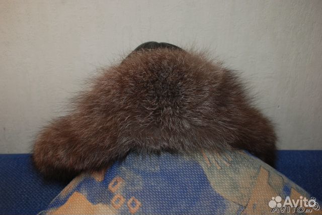 Продам кожаную шапку с мехом