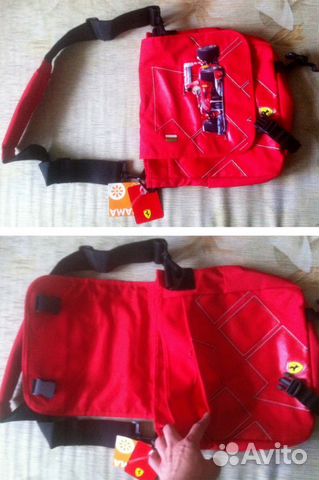 Сумка Феррари Ferrari новая среднего размера Сумка Феррари Ferrari новая среднего размера