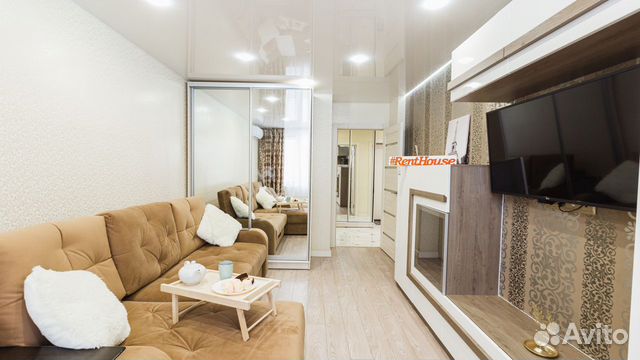 

1-к. квартира, 40 м², 2 кровати