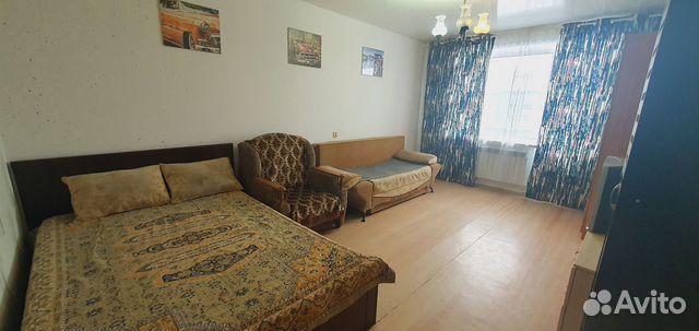 

1-к. квартира, 38 м², 3 кровати