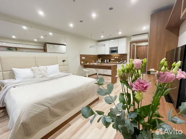

Квартира-студия, 29 м², 1 кровать