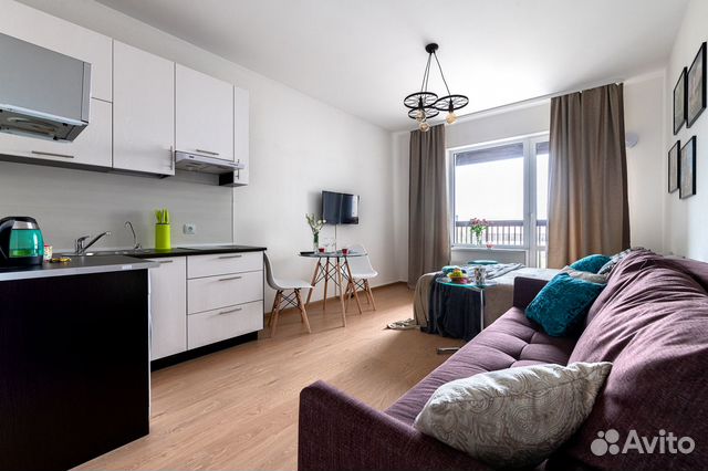 

Квартира-студия, 30 м², 2 кровати