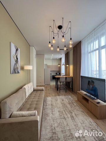 

1-к. квартира, 70 м², 2 кровати