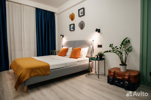 

1-к. квартира, 46 м², 2 кровати