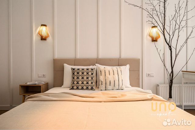 

1-к. квартира, 46,6 м², 2 кровати