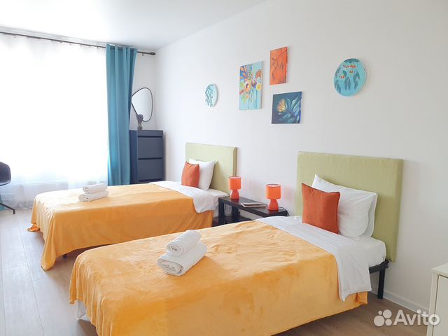 

2-к. квартира, 65 м², 4 кровати