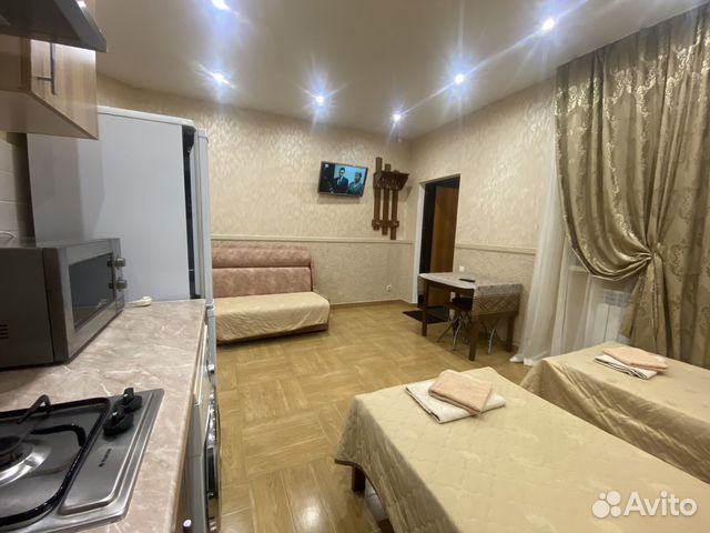 

Квартира-студия, 28 м², 3 кровати