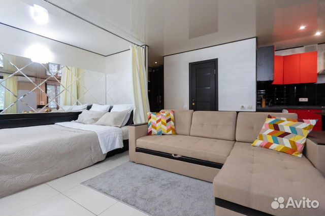 

Квартира-студия, 35 м², 2 кровати