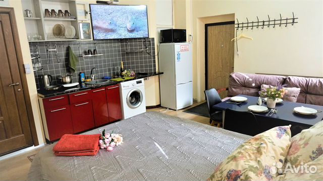 

Квартира-студия, 34 м², 3 кровати